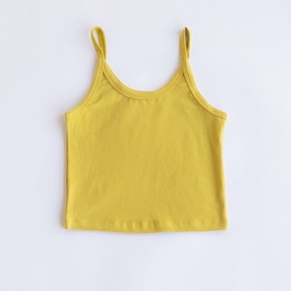 ARQ Crop Tank Chartreuse S